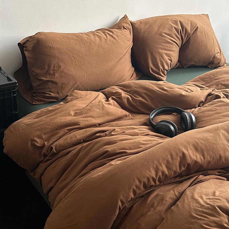 针织棉天竺棉全棉四件套