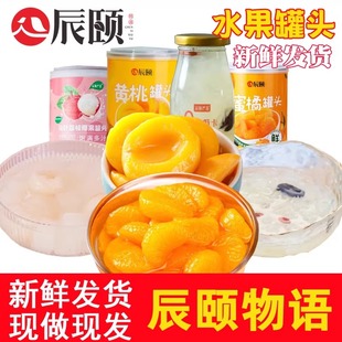 辰颐物语砀山黄桃罐头橘子罐头鲜银耳水果罐头什锦水果捞旗舰店