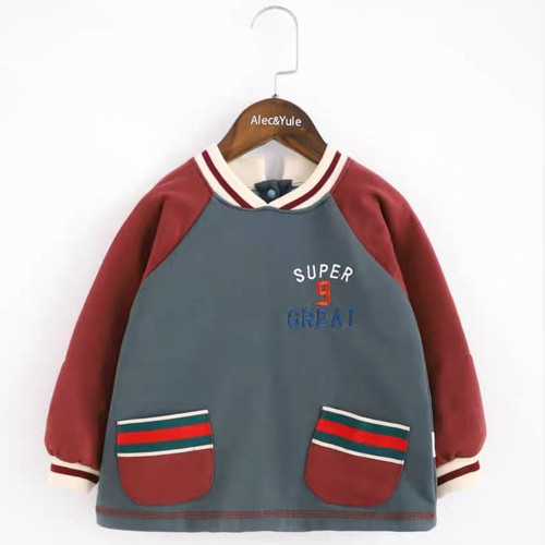 针织运动风时尚儿童罩衣