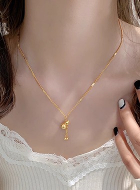 新中式流苏葫芦项链女