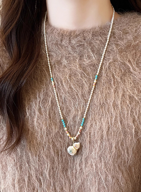 秋冬葫芦吊坠串珠项链