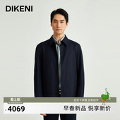 外套新品 迪柯尼品牌男装 商务会议行政夹克 100%羊绒
