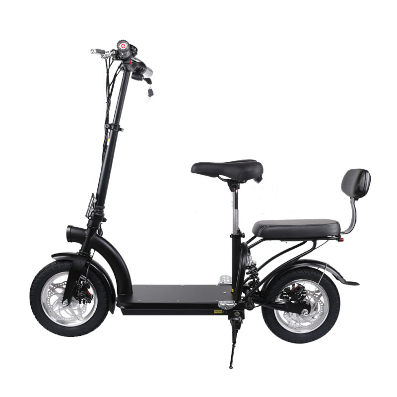 折叠锂电池电动滑板车，迷你电动亲子车，孩子接送车