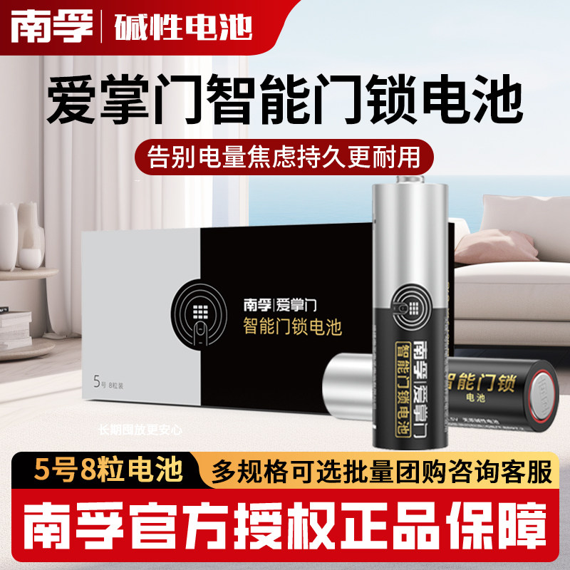 南孚智能门锁电池5号碱性电池图片