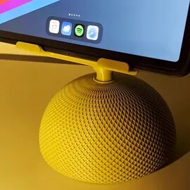 3D打印 iPad支架简约仿麦金字塔造型兼容（复古iMac风格设计）