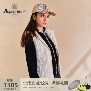 女修身 时尚 棉服背心马甲Q5047EL021 雅格狮丹秋冬新品 Aquascutum