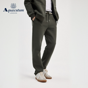运动休闲长裤 Aquascutum 宽松百搭卫裤 男士 雅格狮丹2025秋冬新品