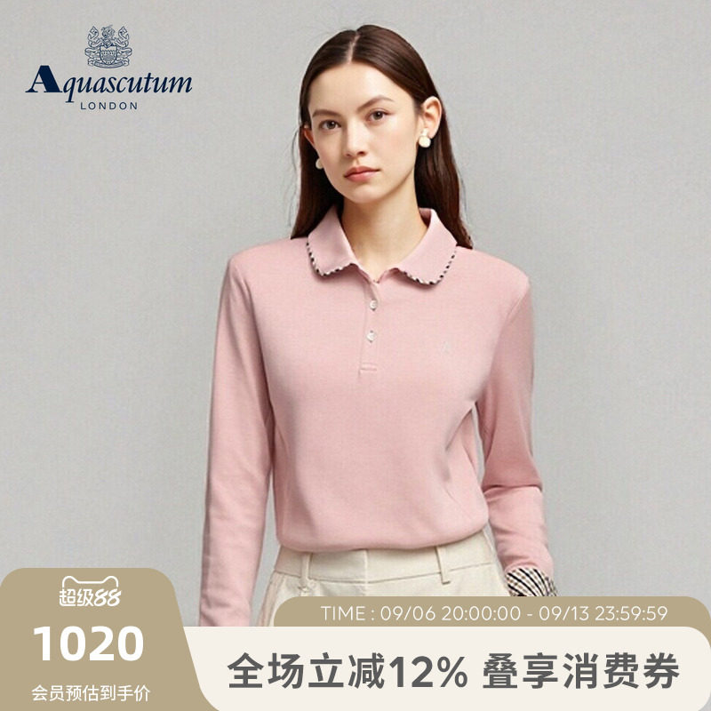 【100%棉】女士翻领T恤POLO图片