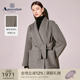 外套 羊毛羊绒毛呢大衣修身 Aquascutum 雅格狮丹秋冬新女气质时尚