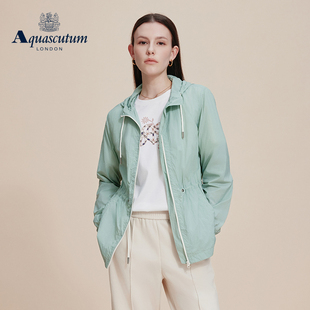 休闲连帽长袖 女士时尚 外套上衣气质 雅格狮丹春夏新品 Aquascutum