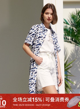 Aquascutum/雅格狮丹春夏新品女士连衣裙裙子翻领a字Q4773EL021