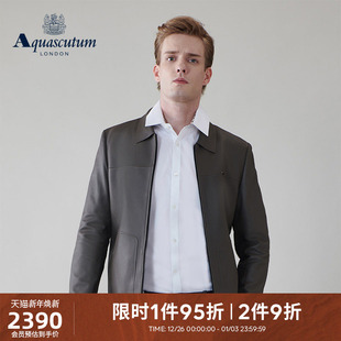 男士 时尚 绵羊皮皮衣夹克Q5058EM1A1 雅格狮丹秋冬新品 Aquascutum