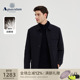 Aquascutum 雅格狮丹秋冬新男商务休闲翻领白鹅绒羽绒服外套通勤
