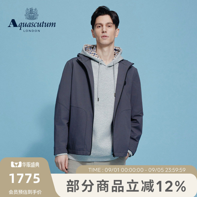 【雅格狮丹】男款运动开衫夹克图片