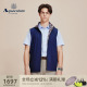 Aquascutum 双面穿可脱卸帽休闲马甲背心通勤 雅格狮丹春夏新男士