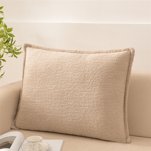 轻奢雪尼尔长方形沙发靠垫床头靠背垫客厅卧室床上大靠枕不塌陷