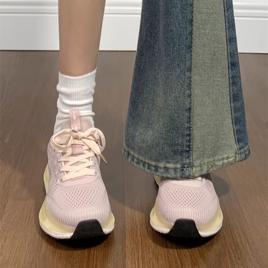 回力爆米花运动鞋2025新款春夏季厚底减震网面透气女鞋气垫跑步鞋