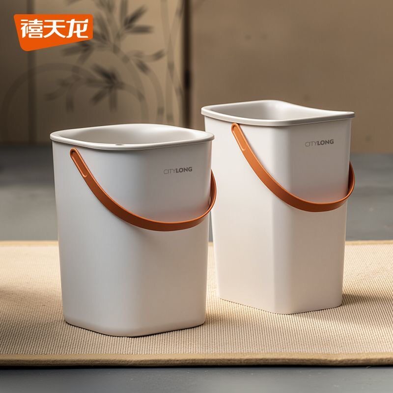 禧天龙新款滤茶垃圾桶家用客厅厨房干湿分离多功能茶渣废水桶简约图片
