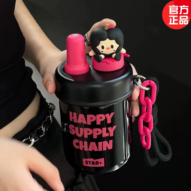 世大家保温杯带茶漏316不锈钢杯