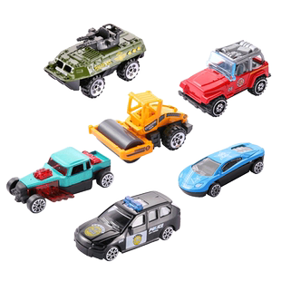 玩具车小汽车合金车模工程消防套装各类车3-45岁儿童大全礼物男孩