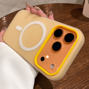 果冻磁吸适用iphone17手机壳苹果17pro磨砂16pro新款15高级感小众14pm全包防摔13保护12套男女Air硅胶por外壳