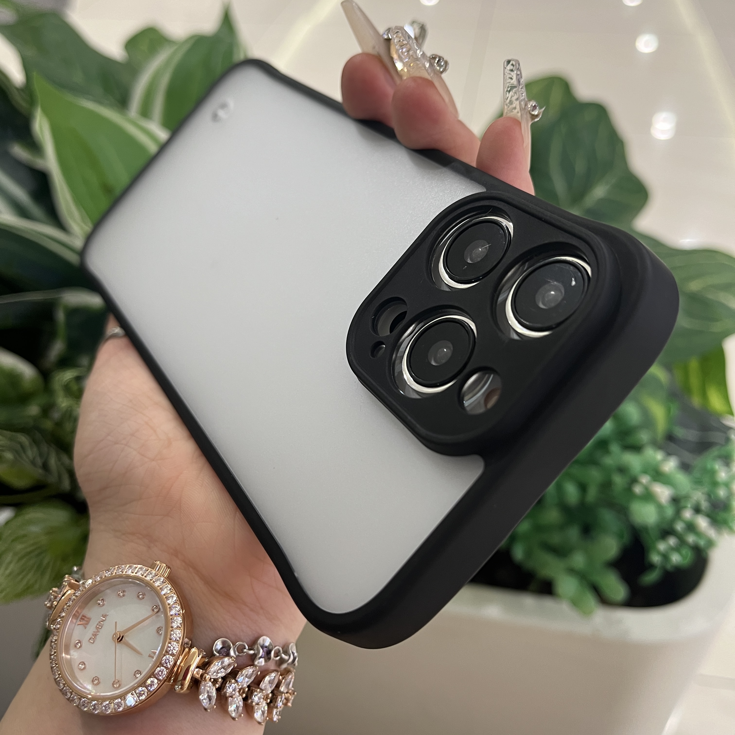 适用苹果15手机壳14超薄plus无边框磨砂iPhone13pr镜头全包防摔12Pro半包mini透明xr新款xsmas手机壳7/8plus