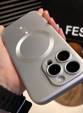 一体ai按键适用苹果17promax手机壳新款iphone15/16镜头膜全包防摔套金属质感i14磨砂11磁吸13高级感 12男女