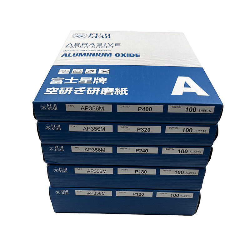 富士星砂纸日本进口耐磨木工打磨抛光汽车油漆红木家具文玩翡翠用
