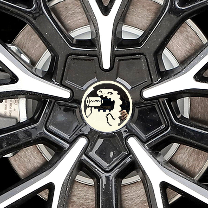 广汽埃安Y/YPLUS/S/V/SPLUS轮毂盖车标贴改装昊铂创意卡通25新款