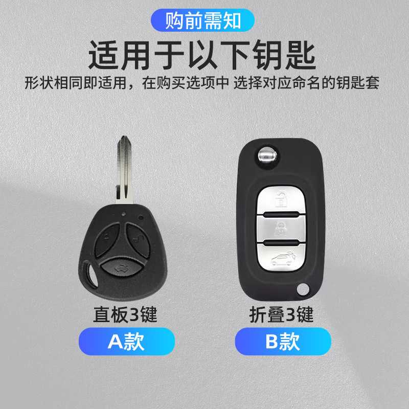 适用LADA拉达雷诺遥控钥匙套高档