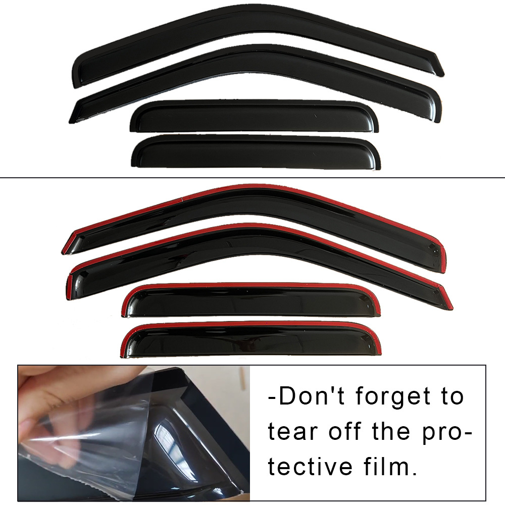 适用福特For Ford F-250 CREW CAB 2008-2010晴雨挡侧窗导流板