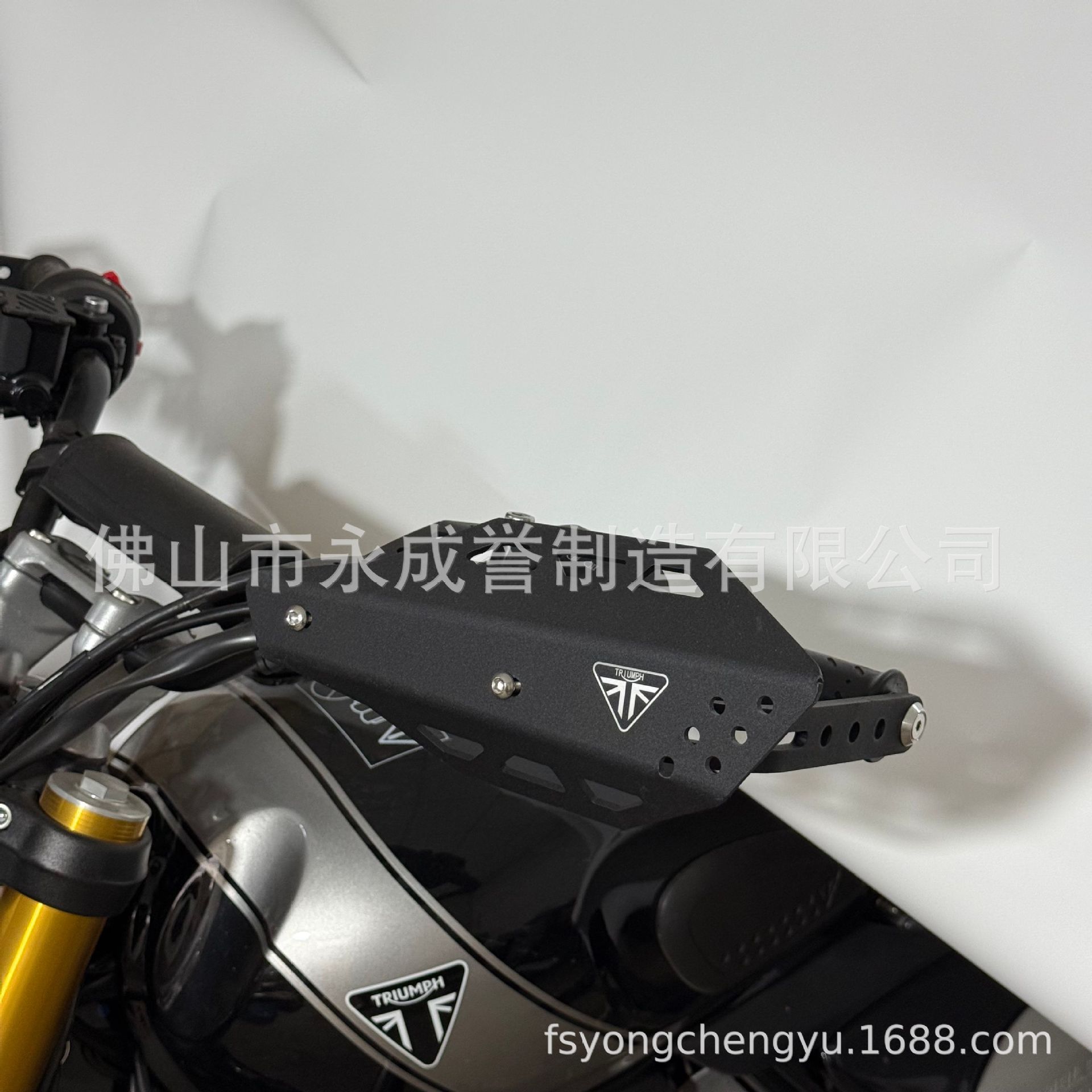 适用凯旋Scrambler400X 改装手把挡风护手罩手把风挡把手防风板配