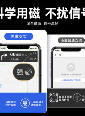宝马专车专用磁吸卡屏手机支架56