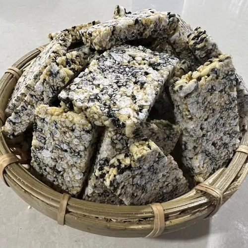 湖北仙桃特产麻叶子麦芽糖炒米糖天门潜江监利特色小吃麻糖大全