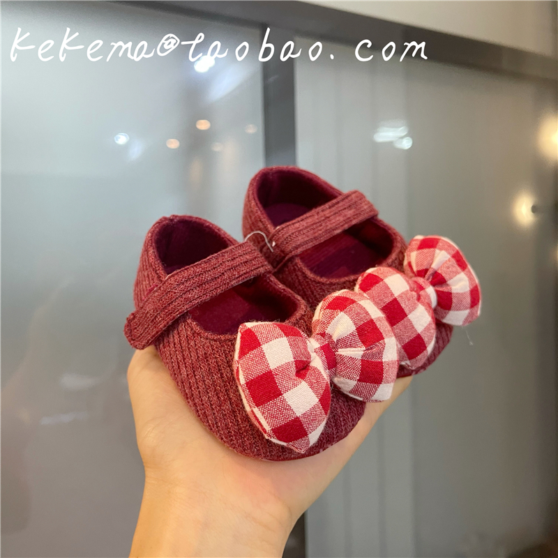 秋季步前鞋婴儿软底公主