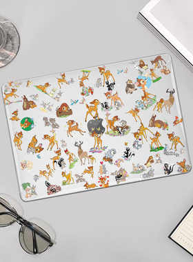 卡通日单奈良小鹿闪粉笔记本电脑保护壳适用苹果Macbook case保护套M5 M4 Pro14/13 Air13.6/15.3/16寸