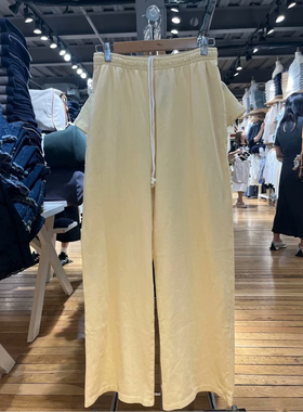 Brandy Girl新款bm美式复古系带收腰直筒裤阔腿裤休闲裤