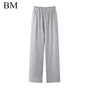 女休闲裤 Brandy 卫裤 复古阔腿宽松百搭泫雅风bm运动裤 Girl美式