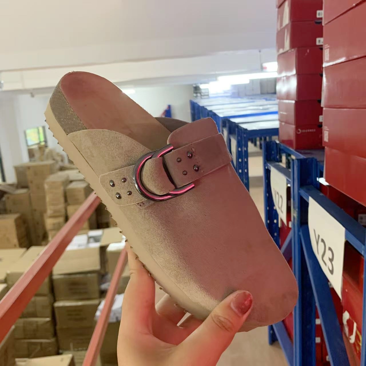 外贸撤柜时尚百搭厚底勃肯鞋