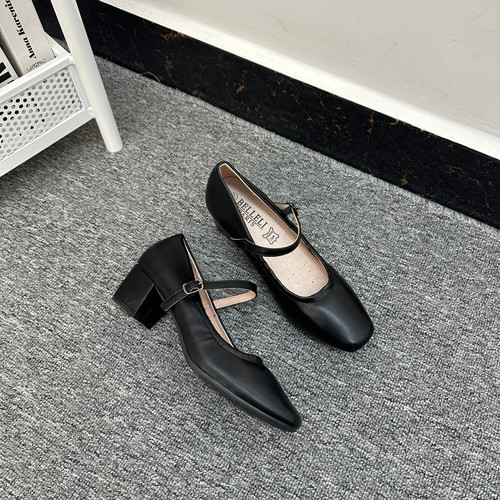 出口法国原包装舒适玛丽珍女鞋