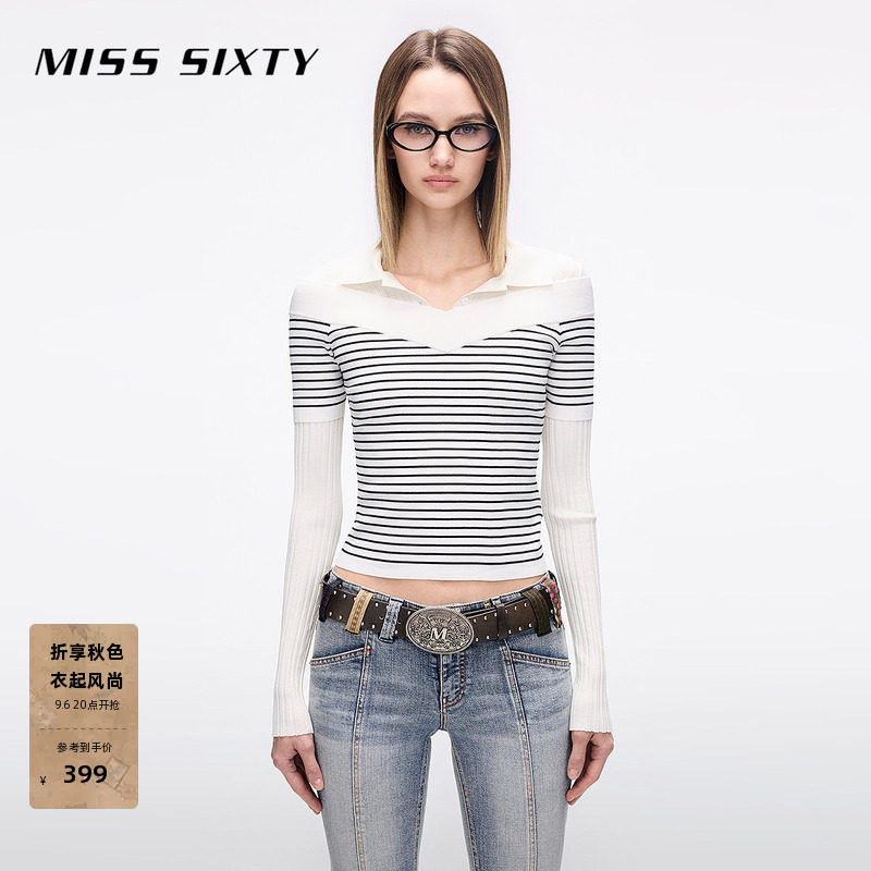 MissSixty条纹针织衫图片