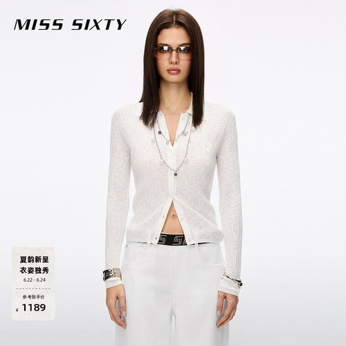 MissSixty刺绣针织开衫