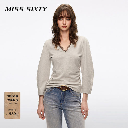 MissSixty蕾丝拼接T恤