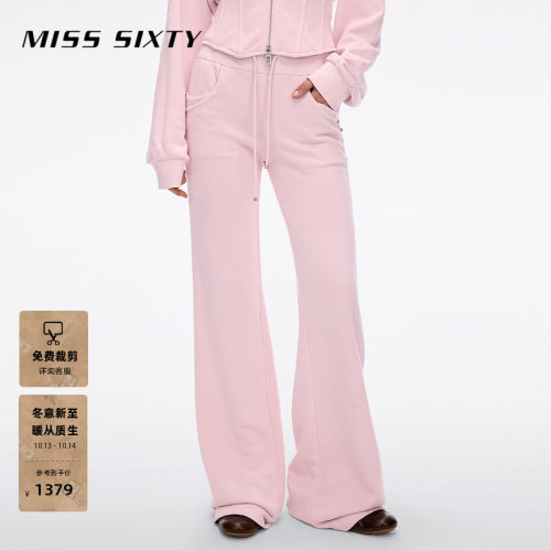 MissSixty松紧腰喇叭裤