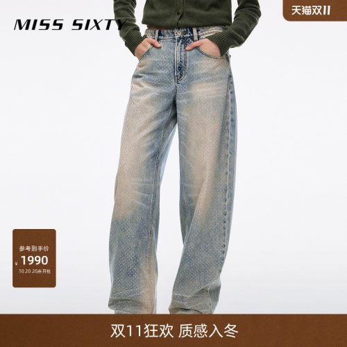 MissSixty做旧弯刀裤