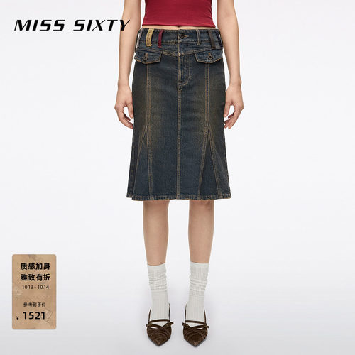 MissSixty多耳仔鱼尾牛仔裙