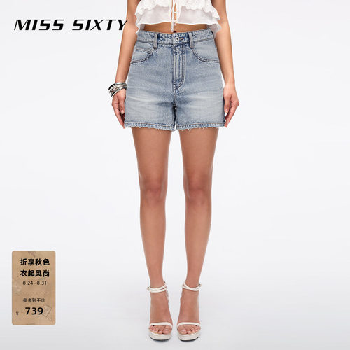 MissSixty刺绣牛仔短裤