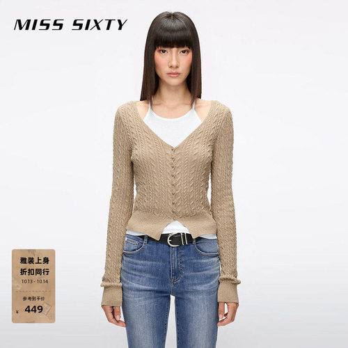 MissSixty两件套针织开衫