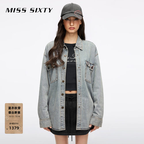 MissSixty多纽扣牛仔衬衫