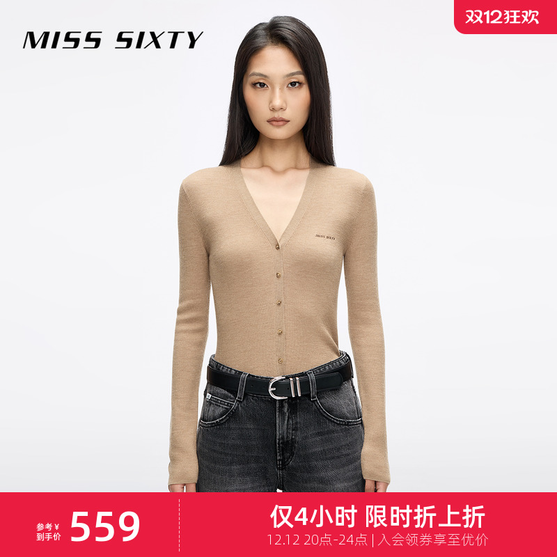 MissSixty刺绣针织开衫